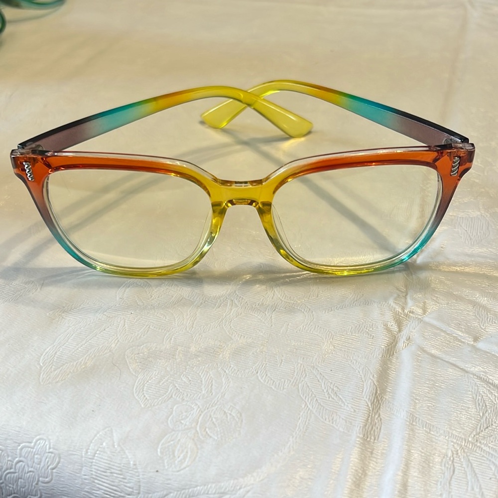 Rainbow blue light glasses